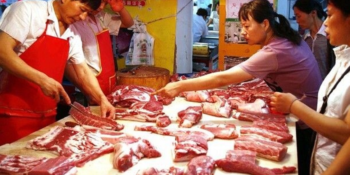 свинина, субпродукты, Китай