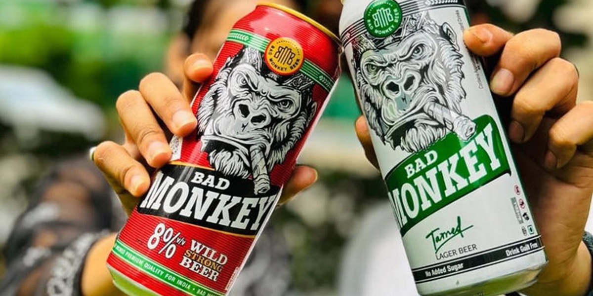 Индийское пиво, Bad Monkey Wild Strong Beer, импорт